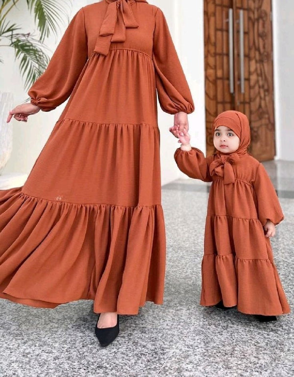 Twinning in Style – Mother &amp; Daughter Combo Dresses 💖