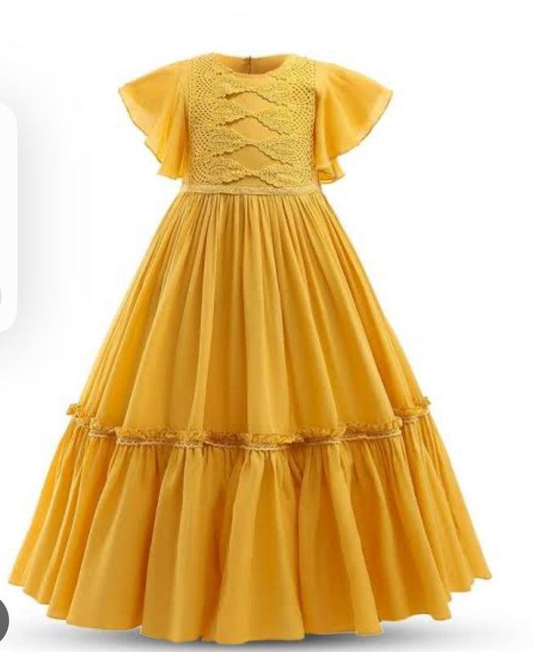 Kids long fance frock