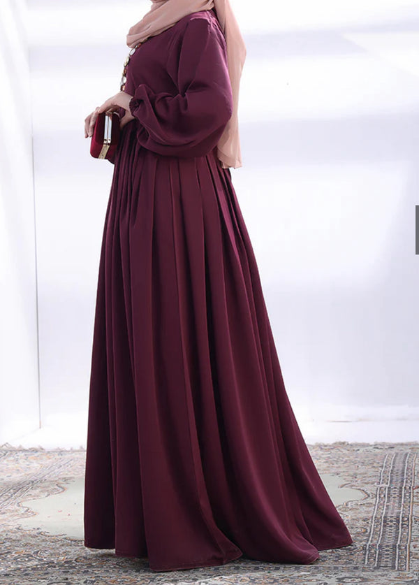 Twirl Elegance-Flairflow Abaya