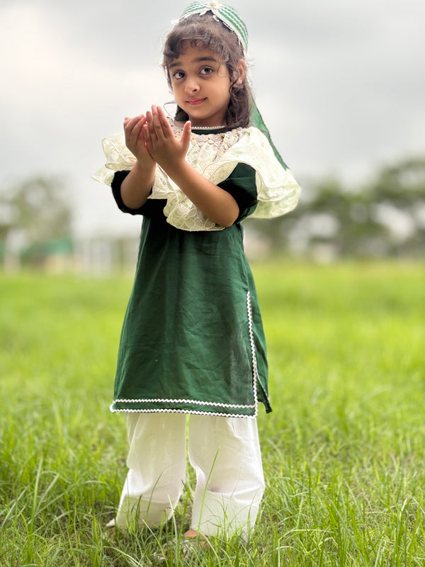 Farshe shalwar with kurta and stylish top